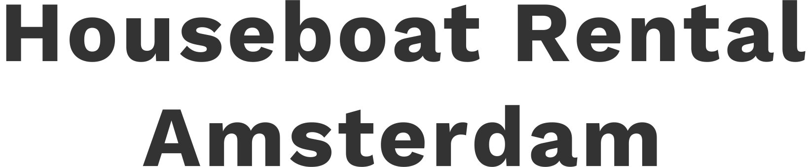 Houseboat Rental Amsterdam